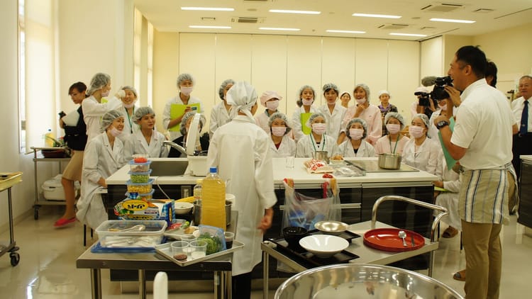 Experiencing Umami and cooking on a TV show in Fukuoka